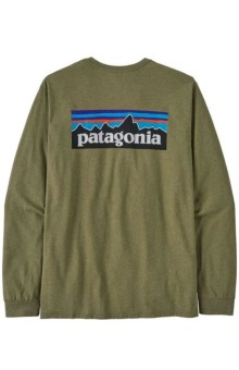 Patagonia Mens P6 Logo Respons Tee LS 