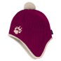 Jack Wolfskin Kids Knitted Pompom Cap, Farbe: grape-red