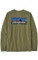 Patagonia Mens P6 Logo Respons Tee LS, Farbe: buckhorn-green