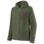 Patagonia Mens R1 Air Full-Zip Hoody, Farbe: torrey pine green