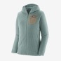 Patagonia Womens R1 Air Full-Zip Hoody, Farbe: thermal blue